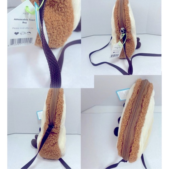 Jellycat AMUSEABLE TOAST BAG crossbody BNWT PRICE FIRM - Picture 11 of 13